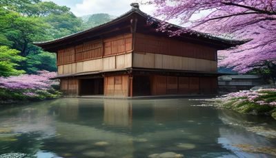 布谷tv热播日剧精选合集封面，樱花背景温暖色调，展示日本街道与角色剪影